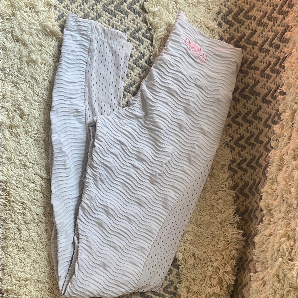 Booty by Brabants Textured Gray Leggings